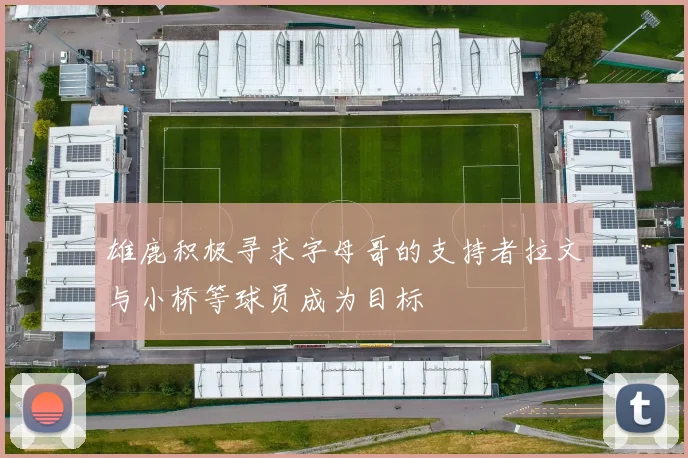 雄鹿积极寻求字母哥的支持者拉文与小桥等球员成为目标